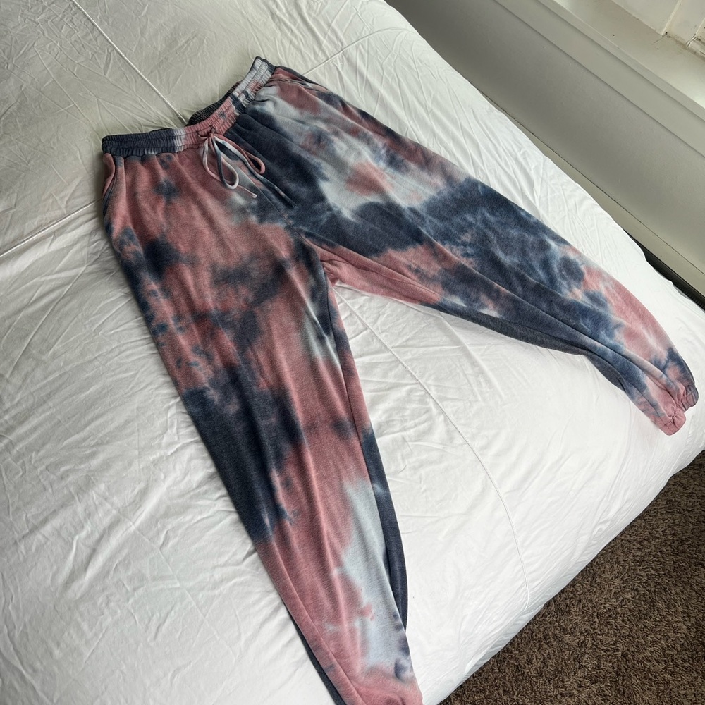 Tie-Dye Hoodie and Joggers Set, matching tracksuit - Picture 2 of 3